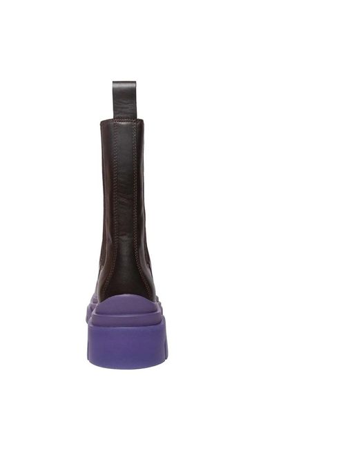 Ash Purple Chelsea Boots for men