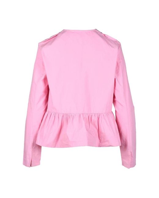 Ganni Pink Blouses