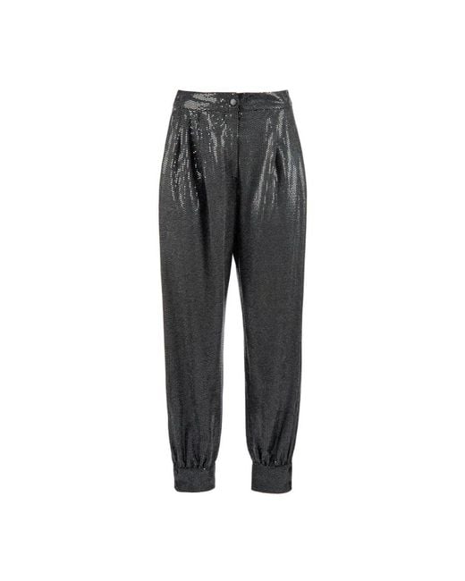 Nenette Gray Straight Trousers