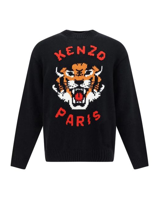 KENZO Black Sweaters