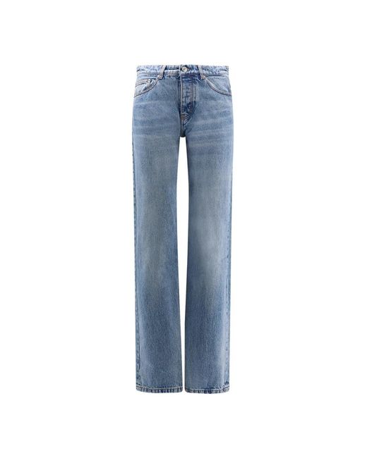 AMI Blue Straight Fit Jeans for men