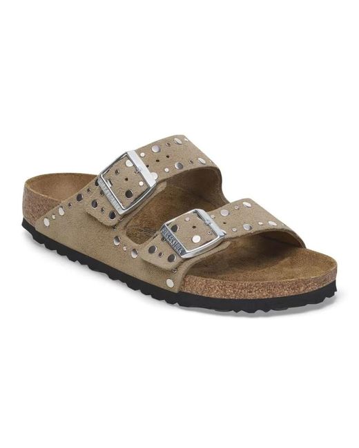 Birkenstock Brown Sliders