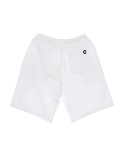 Ellesse White Casual Shorts for men