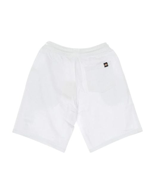 Ellesse White Casual Shorts for men
