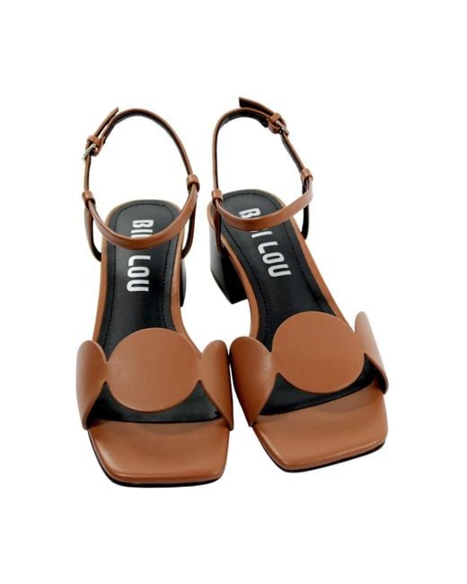 Bibi Lou Brown High Heel Sandals