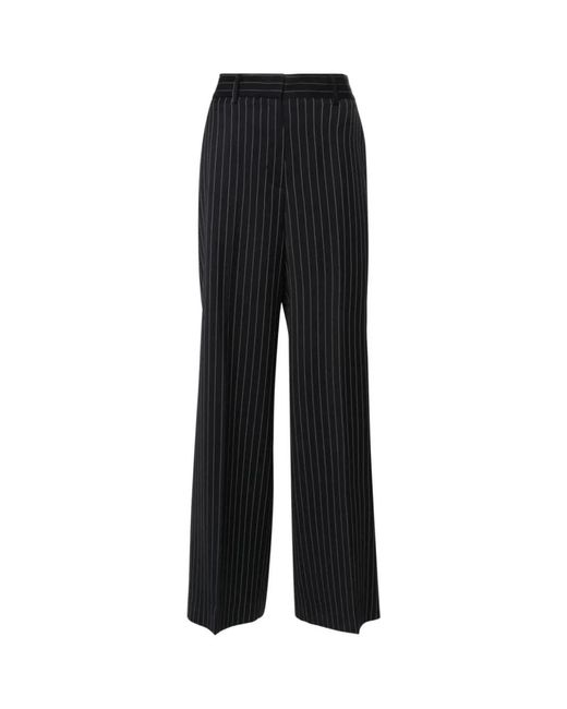 Wide Trousers MSGM de color Black
