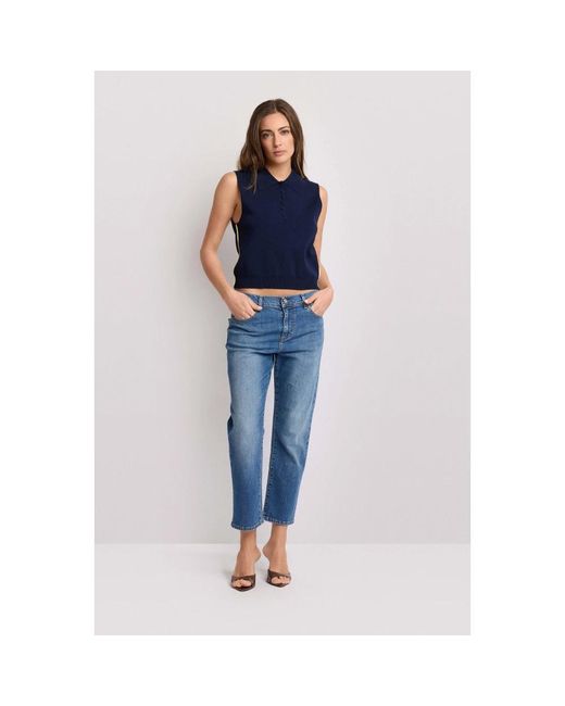Kocca Blue Cropped Jeans