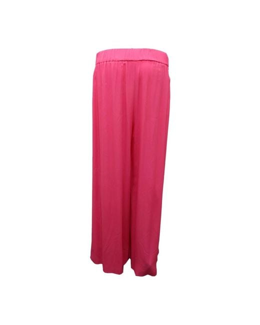 Marella Pink Wide Trousers