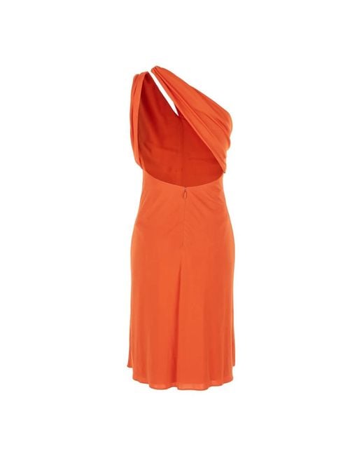 Short Dresses Versace de color Orange