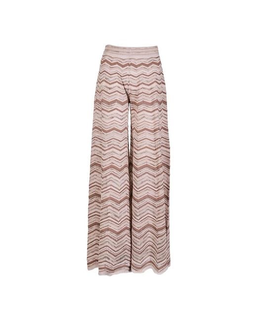 D.exterior Pink Wide Trousers