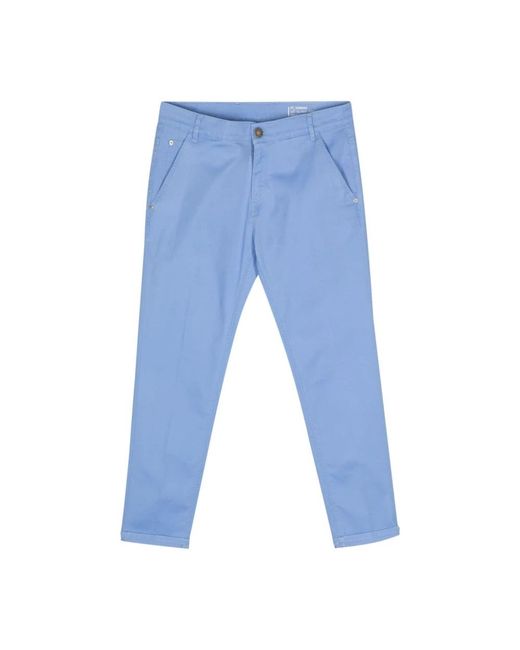 Trousers > chinos PT Torino pour homme en coloris Blue