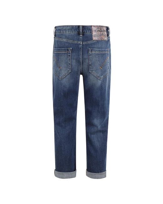 Dondup Blue Cropped Jeans