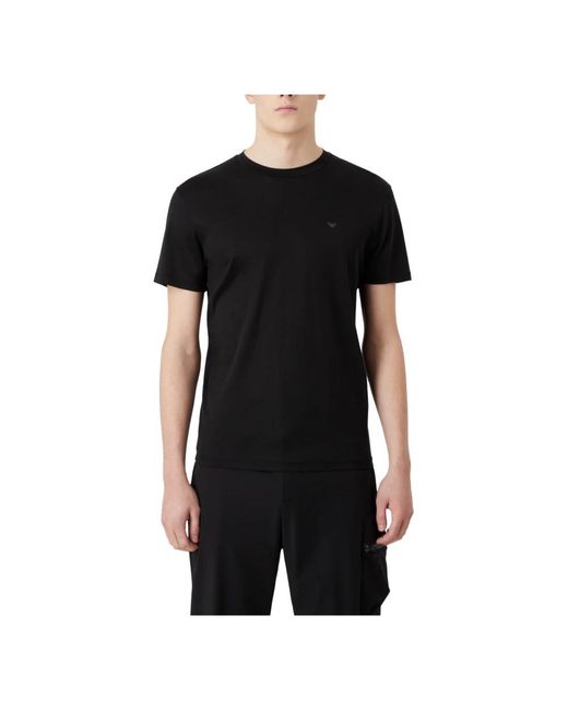Emporio Armani Black T-Shirts for men
