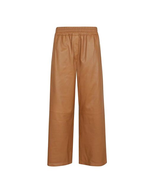 Arma Brown Wide Trousers
