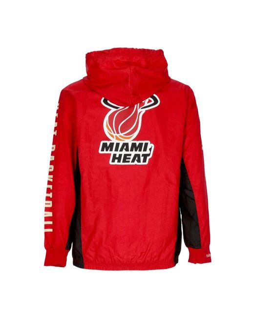 Mitchell & Ness Fitness ,Rood ,Vintage Nba Team Og 2.0 Windbreaker in het Red voor heren