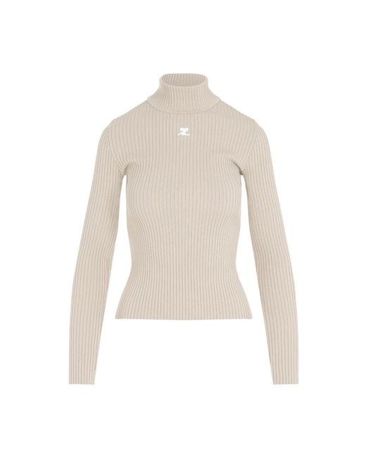 Courreges White Turtlenecks