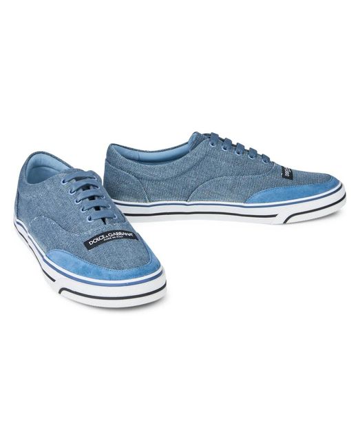 Dolce & Gabbana Blue Sneakers for men