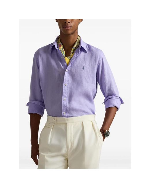 Polo Ralph Lauren Purple Casual Shirts for men