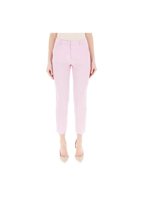 Weekend by Maxmara Pink Cropped Trousers