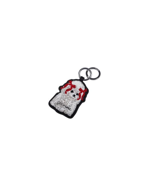 Ganni Red Keychains