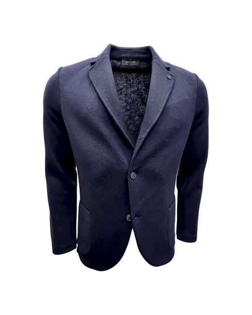 Gran Sasso Rainwool Jacket in het Blue voor heren