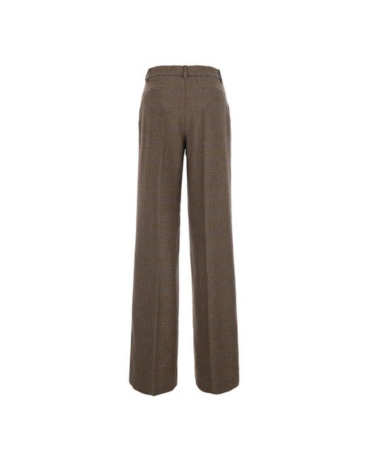 P.A.R.O.S.H. Brown Wide Trousers