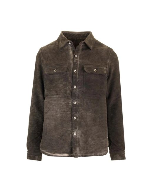 Rick Owens Overhemdjas in het Green voor heren