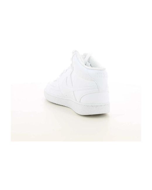 Nike E Herrenschuhe Court Vision Mid NN in White für Herren