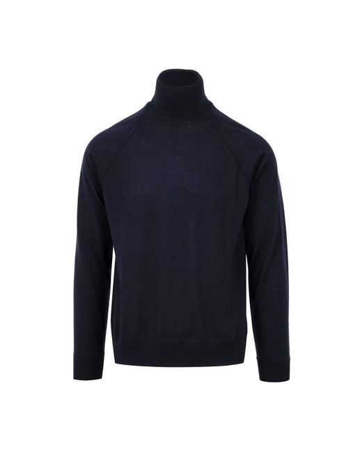 Turtlenecks Paolo Pecora de hombre de color Blue