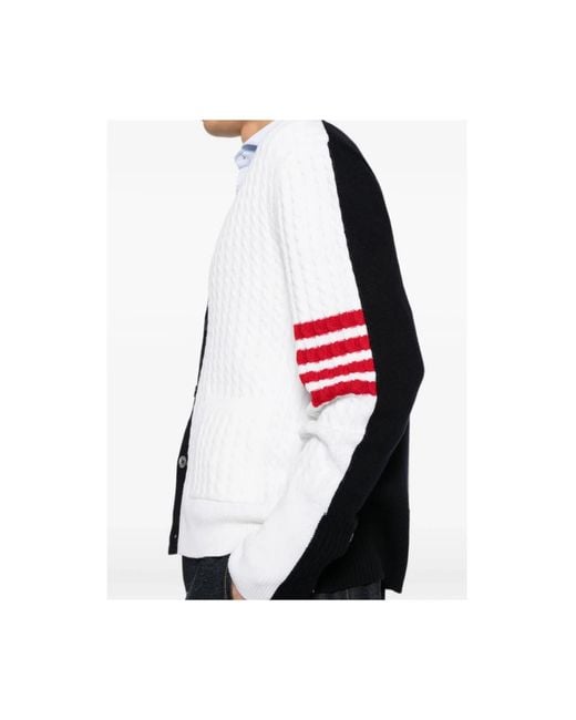 Cardigans Thom Browne pour homme en coloris Black