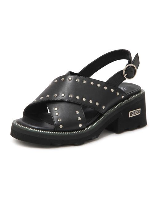 Cult Black High Heel Sandals