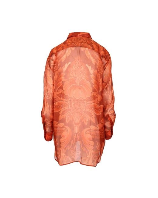 Etro Orange Shirts