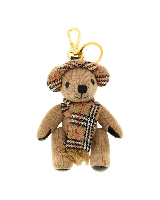 Burberry Thomas Bear Charm in het Metallic