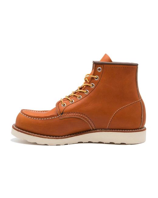 Red Wing Brown Lace-Up Boots for men