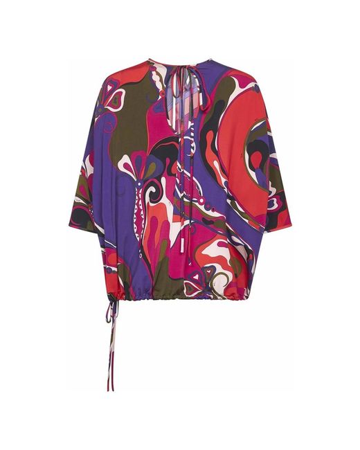 Emilio Pucci Red Blouses