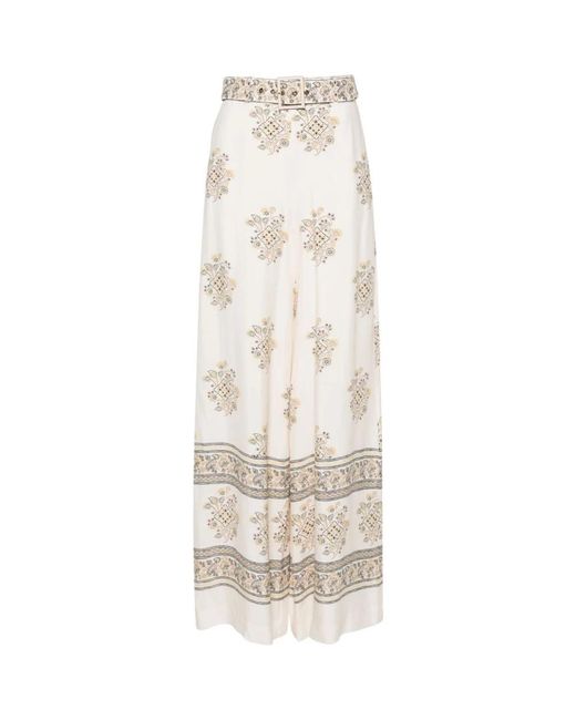 Zimmermann Natural Wide Trousers