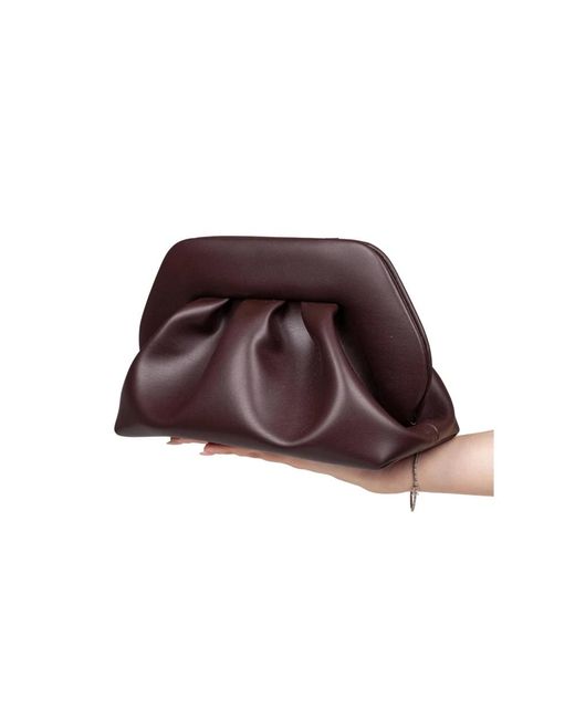 THEMOIRÈ Clutches in het Brown