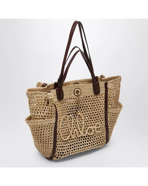 Chloé Brown Shopping Bags