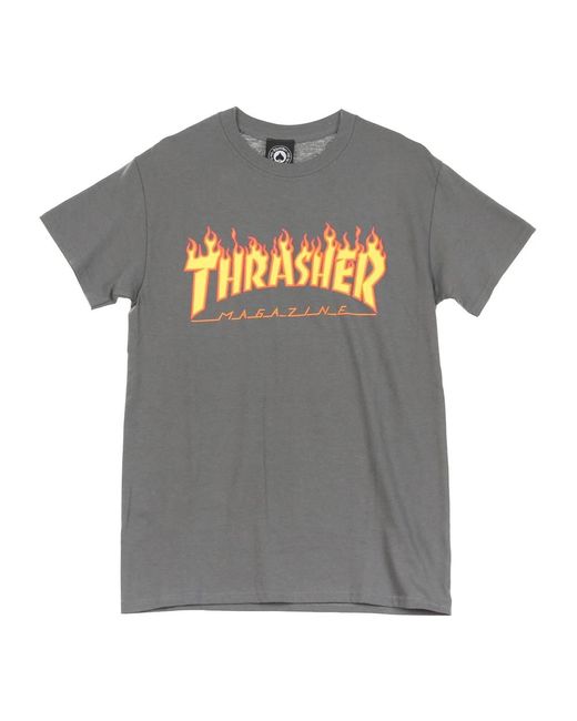Thrasher Gray T-Shirts for men