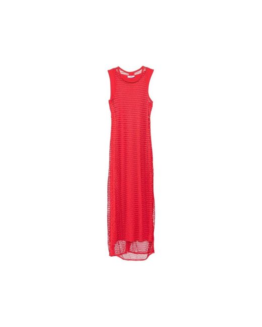Jijil Red Midi Dresses