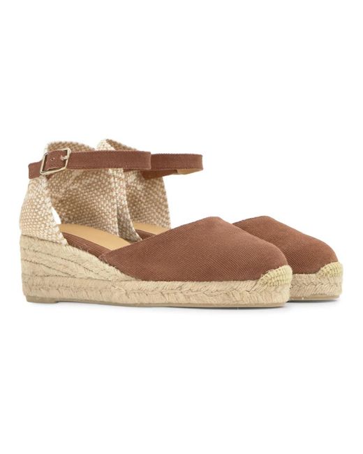 Castaner Metallic Wedges