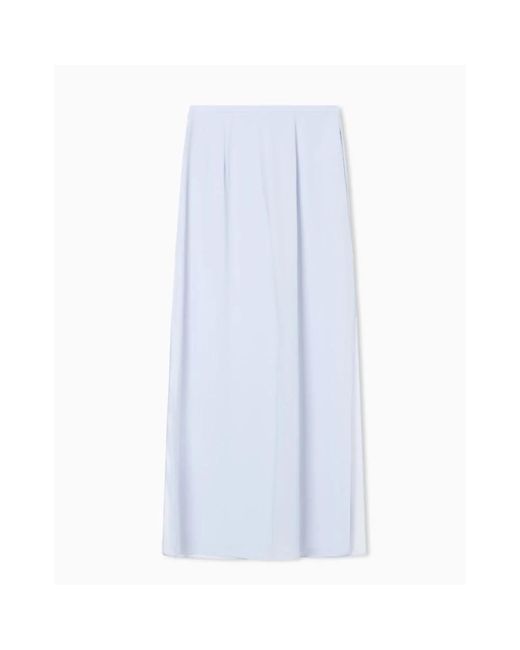 Emporio Armani Blue Wide Trousers