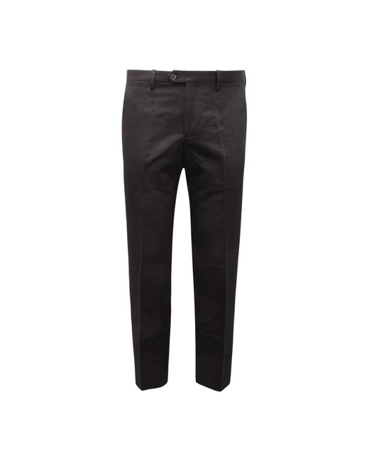 BRIGLIA Black Chinos for men