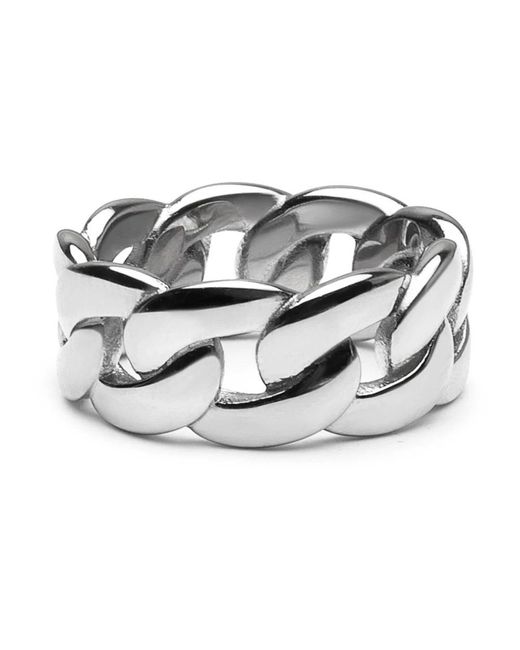 Nialaya Metallic Rings for men