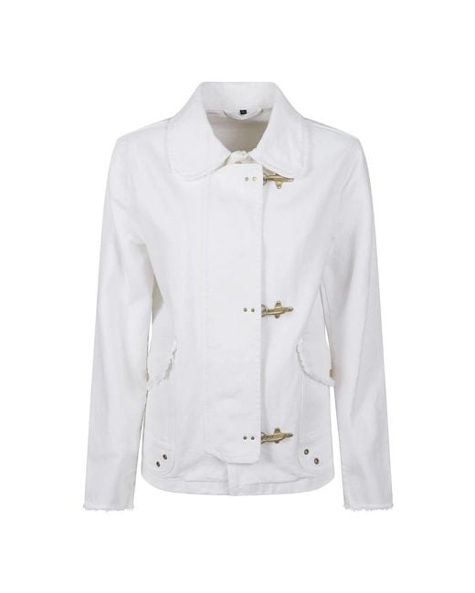 Fay White Light Jackets