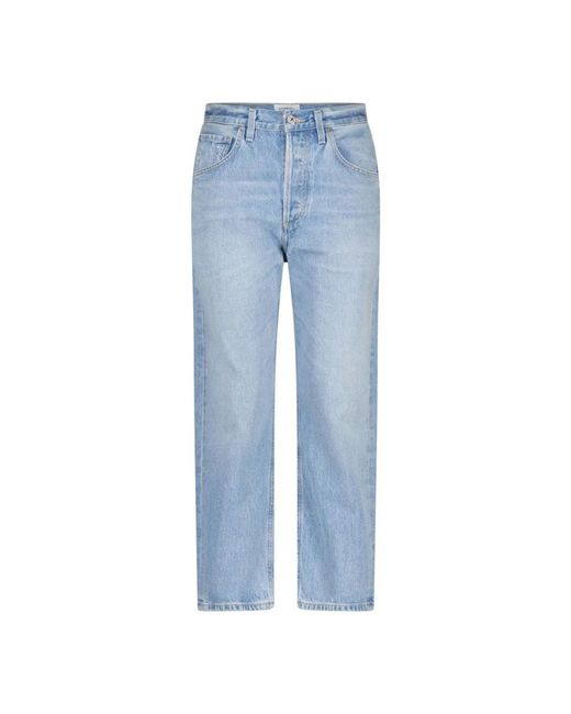 Citizens of Humanity Blue Straight Jeans