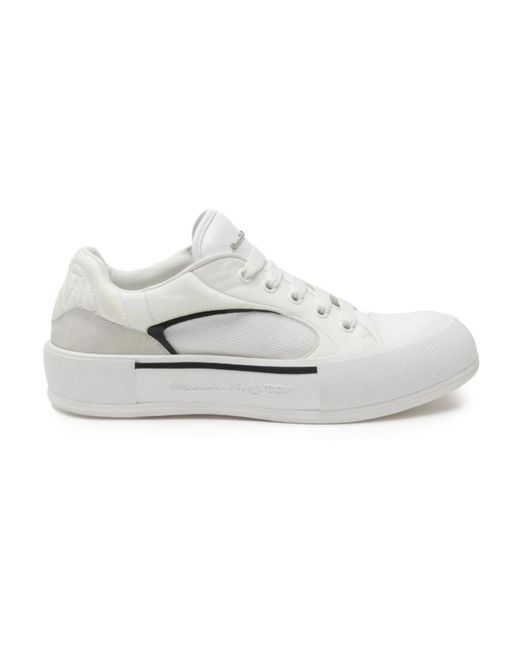 Alexander McQueen Sneakers,weiße sneakers mit übergroßer gummisohle in White für Herren
