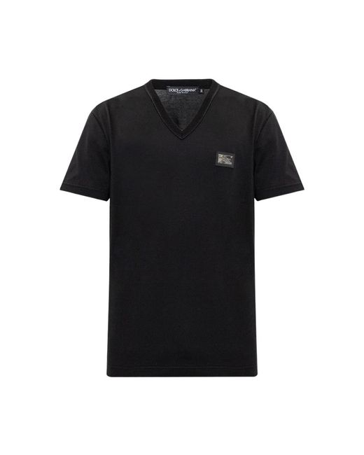 Dolce & Gabbana T-shirt mit logo in Black für Herren