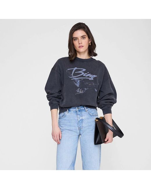 Anine Bing Blue Sweatshirts