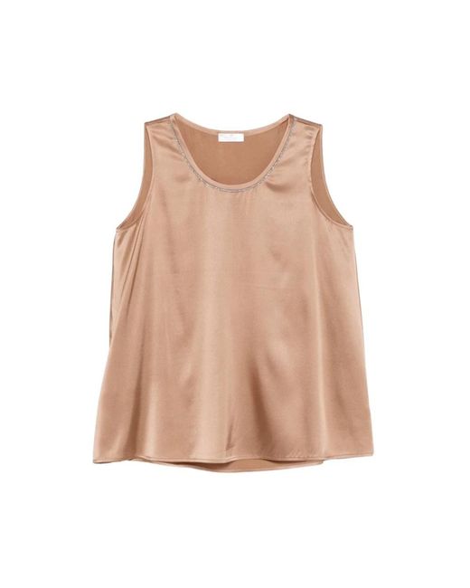 Sleeveless Tops Panicale en coloris Brown